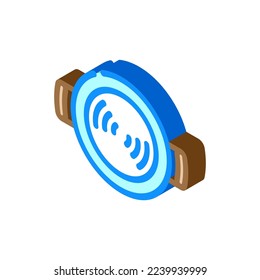 empty pot cooking isometric icon vector. empty pot cooking sign. isolated symbol illustration