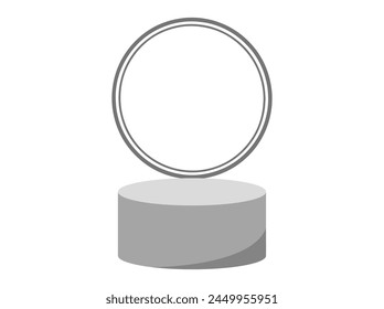 Empty Product Frame Podium Stage