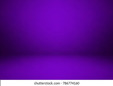 Empty purple studio room, used as background for display your products - Vector