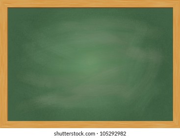 Empty realistic black board in vector format