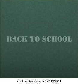 Empty realistic black board in vector format 