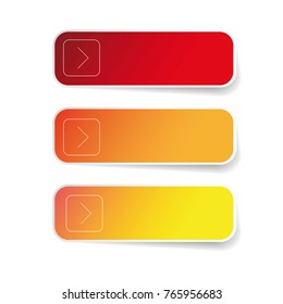 Empty red label set