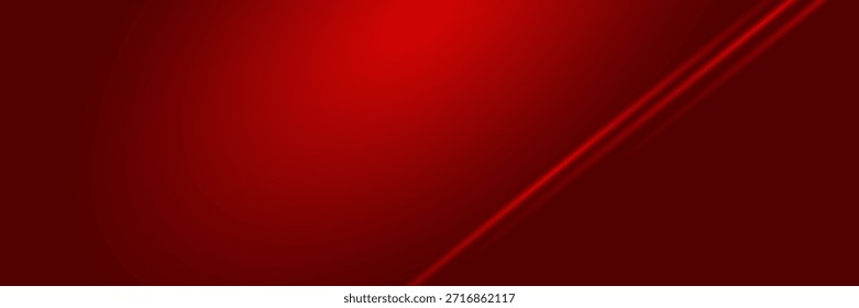 Habitación de estudio roja vacía, usada como fondo para mostrar sus productos