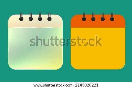 Empty replica of the calendar