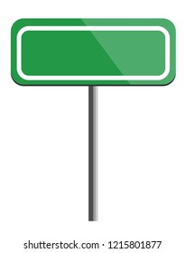 Empty Road Sign Vector Road Sign Stock Vector (Royalty Free) 1215801877 ...