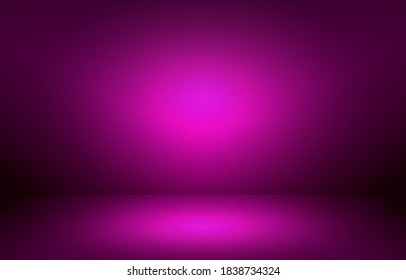 Empty room design background with magenta color. Vector background