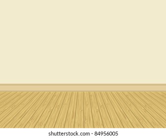 Empty room with hardwood floor.
