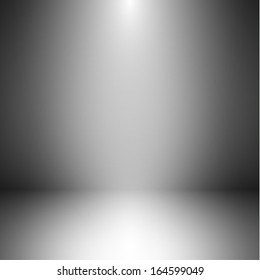 Empty room with illumination - eps10