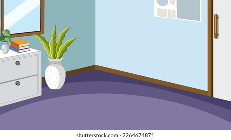 Leere Raumgestaltung Illustration