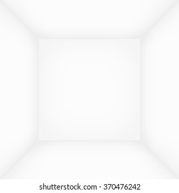 Empty Room Template Walls Perspective Vector Stock Vector (Royalty Free