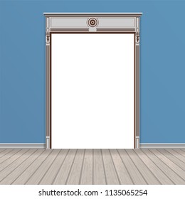 empty room through the open door