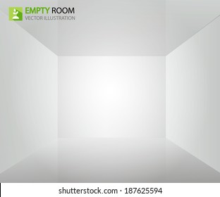 empty room. vector illustration