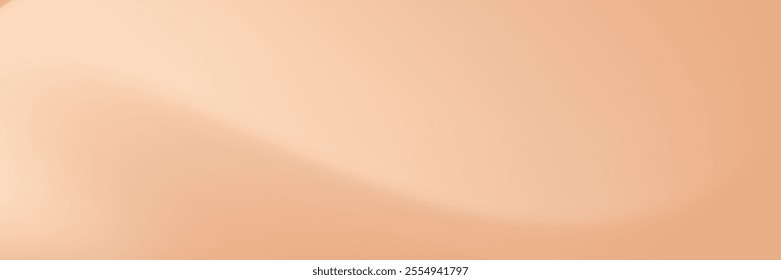 Empty room wall painted in peach color. Minimalistic abstract vector backgrounds