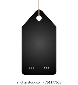 Empty sale label isolated on white background, Vector illustration