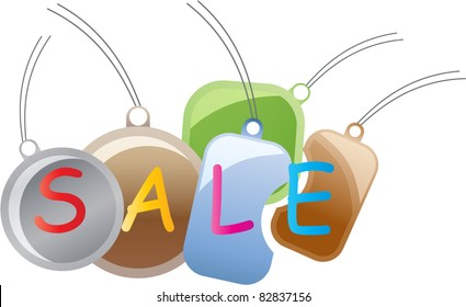 empty sales tags