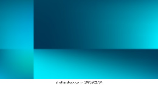 Ilustración de malla de malla de fondo marino vibrante vacío. Fondo Desdibujado Oscuro En El Agua. Superficie de color azul turquesa, suave y brillante. Moderno paisaje de fondo azul Aqua Smooth Surface.