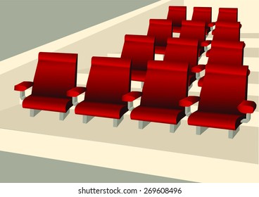 Empty seats. 