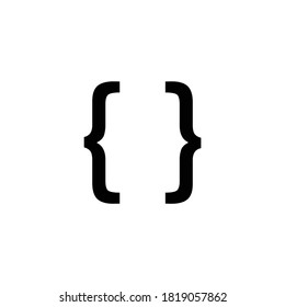Símbolo de conjunto vacío, icono matemáticas
