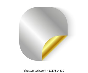 Empty sheet is bent