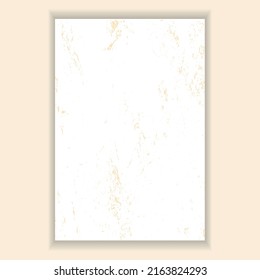 an empty sheet of paper with scuffs . vector illustration