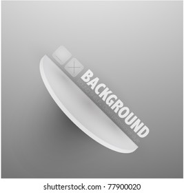 Empty shelf eps10 vector illustration