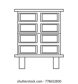 empty shelves unit icon