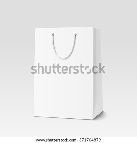 Empty Shopping Bag for advertising and branding