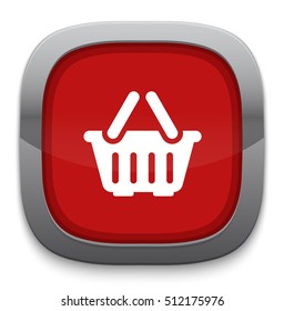 empty shopping basket icon