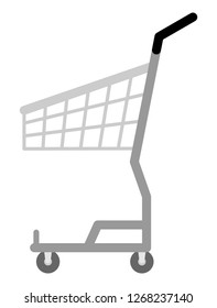 Empty Shopping Cart - Side view