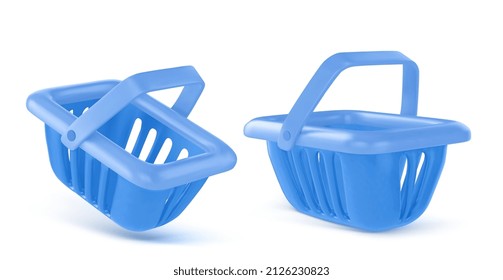 Empty shopping cart. Vector illustration
