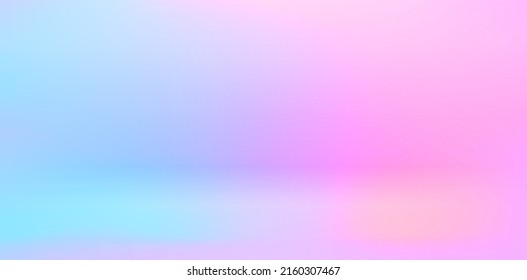 Empty showcase. Abstract pastel color background. 3d vector illustration
