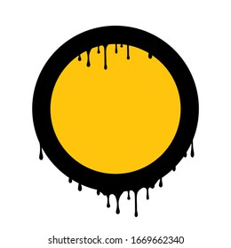 empty sign on white background