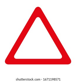 empty sign on white background