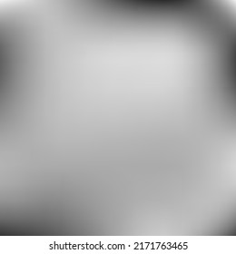 Empty Silver Metallic Watercolor Gradient Mesh. Liquid Black Monochrome Grey Gradient Backdrop. Smooth Trendy White Digital Blurry Wallpaper. Minimal Dark Aluminium Vector Smooth Surface.