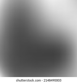 Empty Smooth Monochrome Watercolor Blurry Background. White Minimal Digital Vector Blurred Texture. Black Dark Silver Trendy Gradient Backdrop. Metallic Grey Liquid Aluminium Gradient Mesh.