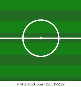 Empty soccer field.Vector style illustration.
