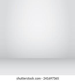 Empty spacious room for objects. Abstract background texture. Vector