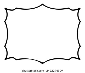 Empty Speech bubble iconon white background