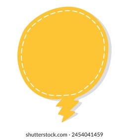 empty speech bubble single for ad sale copy space, Entering Conversation Messages and Thoughts of Cartoon Characters, bubble doodle or sticker dialog, price tag balloon speech