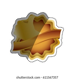 Empty stamp label
