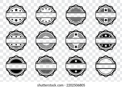 empty stamp rubber for element design