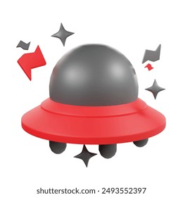 Empty state 404 error 3d icon render.