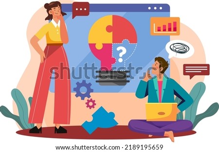 Empty States Illustration concept on white background