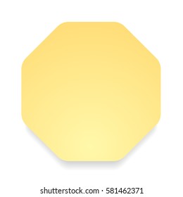 Empty sticky label