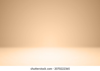 Empty studio  blank empty space room for showing  light brown white abstract gradient background  blur 3D render podium stage texture  studio table backdrops display product design – vector