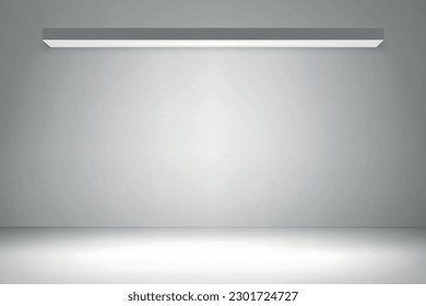 Empty studio room background with spotlight. Template for display or design product 