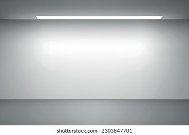 Empty studio room background with spotlight. Template for display or design product 