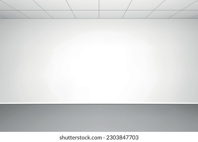 Empty studio room background with spotlight. Template for display or design product 
