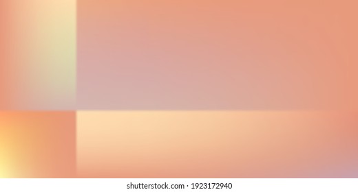 Empty Sunrise Blank Gradient Mesh Screens Illustration. Yellow Purple Sunset Blurred Background. Pink Pastel Modern Geometric Design Backdrop. Modern Orange Soft Smooth Watercolor Colorful Surface.