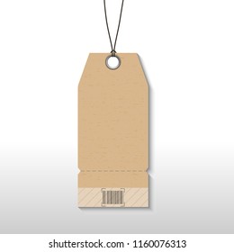 Empty tag banner for information product., Digital code easy pay, Vector, Illustration.